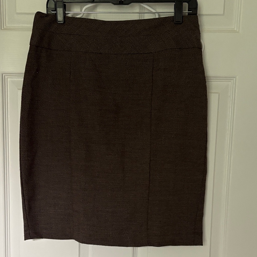 BCX Women's Brown Pencil Skirt